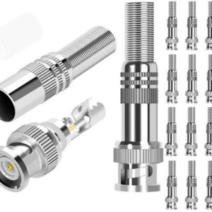 Securnix RG59 Twist Spring Male BNC Connector
