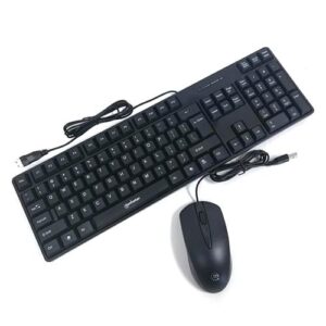 Manhattan Cabled USB Optical Mouse and Keyboard