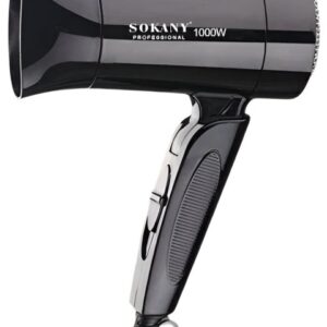 Sokany Foldable Mini Hair Dryer Black