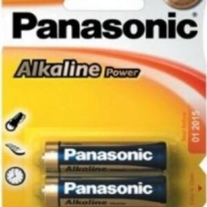 Panasonic Alkaline Power AA Batteries 2 Pack