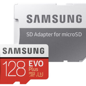 Samsung EVO Plus 128GB Micro SDXC with SD Adapter