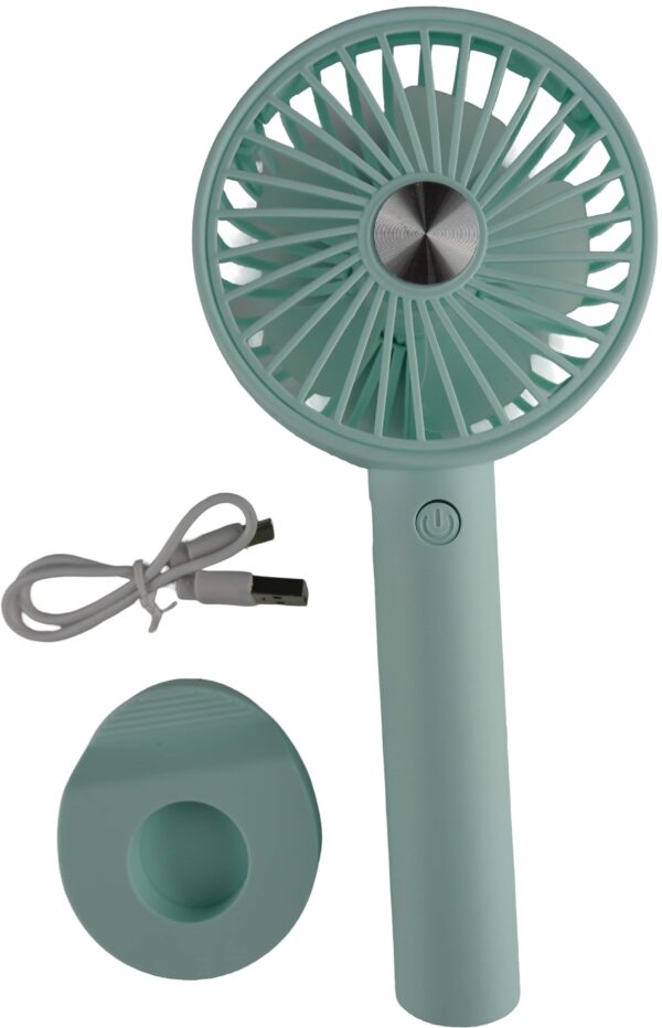 CASEY HANDHELD USB POWERED FAN L/BLUE