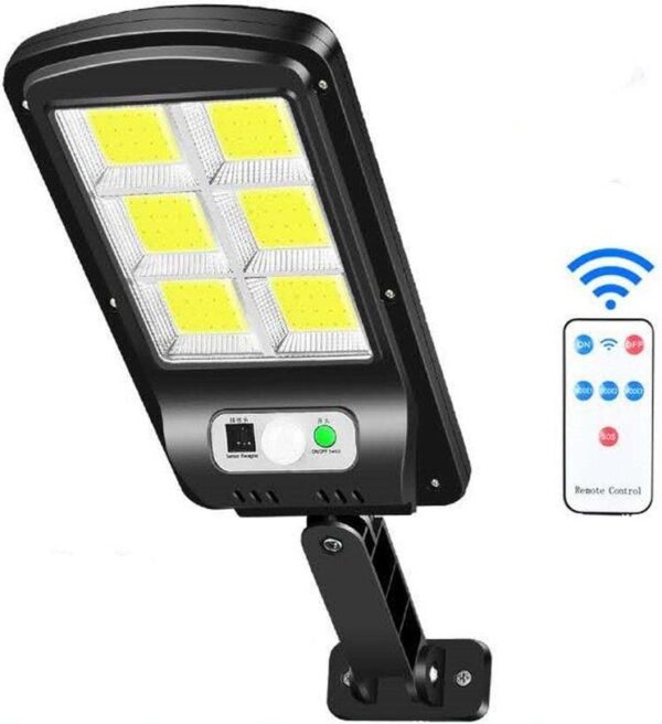 The Solarix Jortam 50W Solar Powered Street Lamp