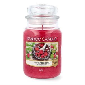 Yankee Candle Red Raspberry Large Jar Retail Box