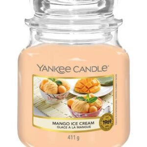 Yankee Candle Mango Ice Cream Medium Jar Retail