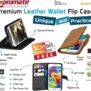 Promate Zimba S5 Bookcover case Colour:Brown