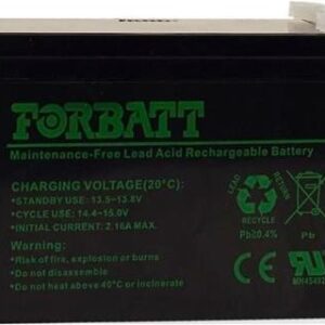 The SOLARIX 12V 7.2AH Lead Acid Battery is a