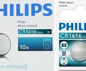 Philips Minicells Battery CR1616 Lithium Sold as