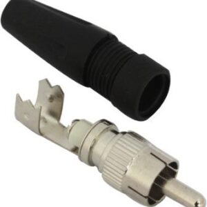 Securnix RCA male solderless connector with boot