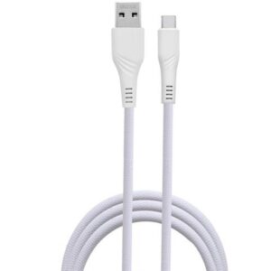 Ezra UsbA To TypeC 3A 1meter White Fast Charge