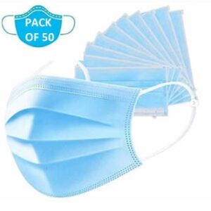 Casey 3 Ply Disposable Face Mask with Earloop 50
