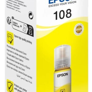 Epson 108 EcoTank 70Ml Ink Yellow Bottle