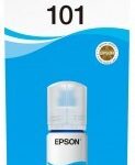The Epson T03V24A is a 70 ml cyan ink bottle