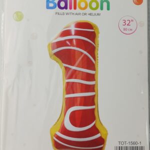 Casey 102cm Donut Balloon Number.1 Retail