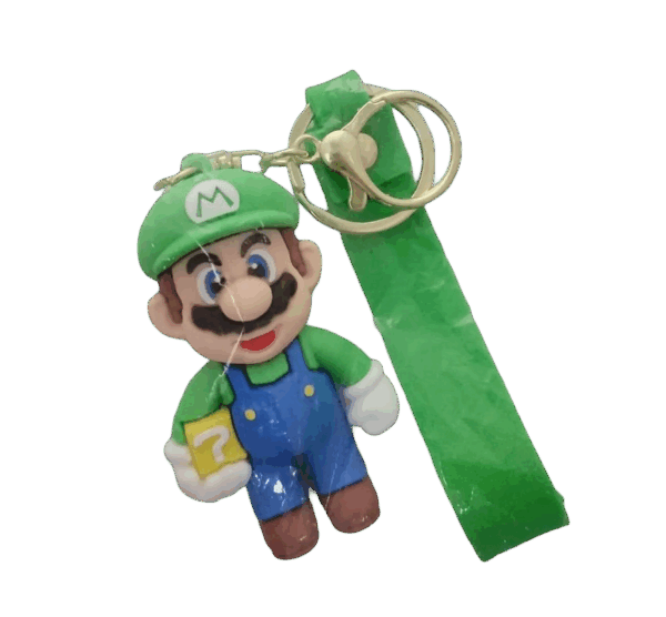 Casey Green Luigi Character Key Chain