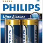 Philips Ultra Alkaline Battery LR20E2B 2 x Type D