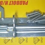 Noble Lockable Pad Bolt latch 200mm Zinc Plated