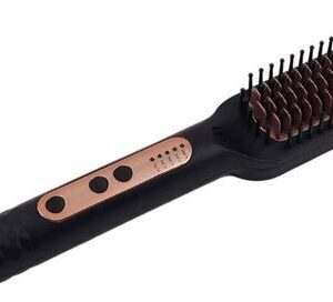 Sokany Hair Straightener Brush Black And Rose