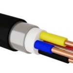 Solarix Surfix 4mm 4 Core With Earth Cable Black