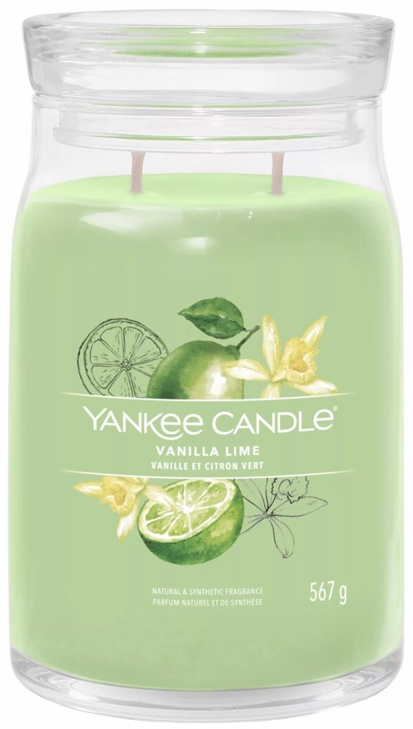 Yankee Candle Vanilla lime Signature Large Jar 2