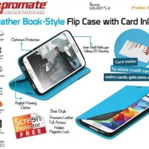 Promate Folio S5 Bookcover with inside card