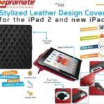 Promate iPose.10 Protective leather case with