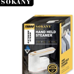 The Portable 1200W Handheld Steamer delivers