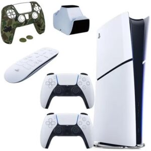 PlayStation 5 Slim Digital White Console Bundle