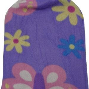 PURPLE MATERIAL WITH BUTTERFLY DESIGN