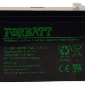 Solarix Forbatt 12V 7.2 Ah Rechargeable Lead Acid