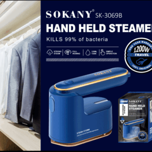 SOKANY HANDHELD STEAMER WHITE 125ML 1200W