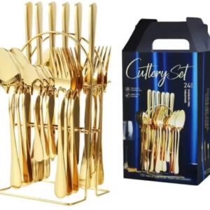 24PC STAINLESS STEEL TABLE WARE / CUTLERY