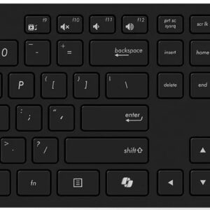 ASUS W5000 Wireless Keyboard and Mouse Set Black