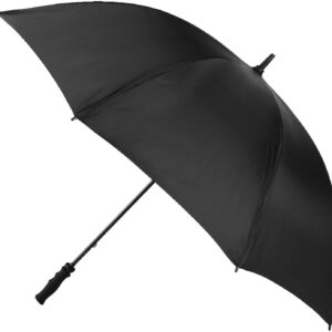 Casey Handheld Large Black Umbrella