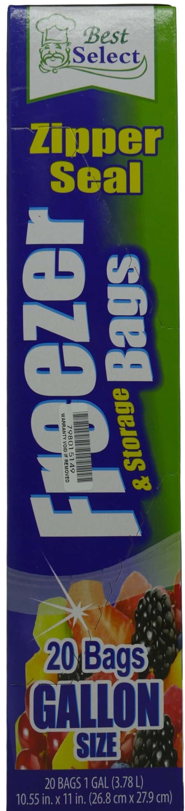 ZIPPER SEAL STORAGE BAG 26.8cm X 27.9cm