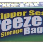 ZIPPER SEAL STORAGE BAG 17.8cm X 20.3cm