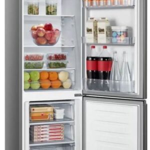 Hisense 264L Titanium Inox Combi Fridge Retail Box 1 year