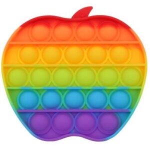 Sceedo Pop It Bubble Apple Fidget – Rainbow No Packaging No Warranty