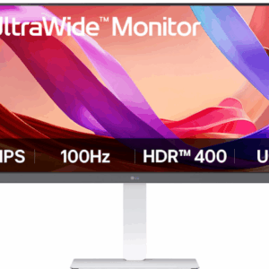 LG UltraWide 34 Inch IPS FHD White Monitor