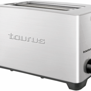 Taurus 4 Slice 1400W Stainless Steel Brushed Toaster