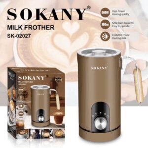 Sokany 600W 160ml Bronze Milk Frother