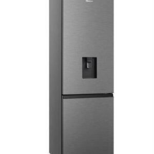 Hisense 263L Combi Fridge Freezer Inox with Water dispenser