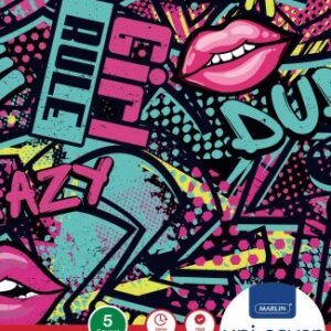 Marlin A4 Girl Rule Precut Book Covers 5 Pack