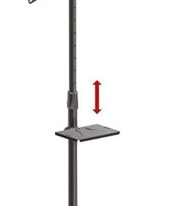 Barkan SW411H 13 Inch To 86 Inches Mobile TV Mount Cart Metal Shelf