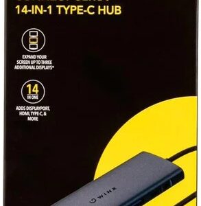 Winx CONNECT Ultra 14-in-1 Type-C Hub Silver