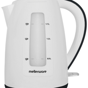 Mellerware Breede 360° Cordless Black & White 2L Plastic Kettle