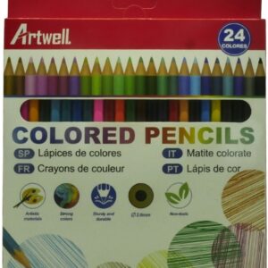 Artwell 24 Pack Assorted Colored Pencils