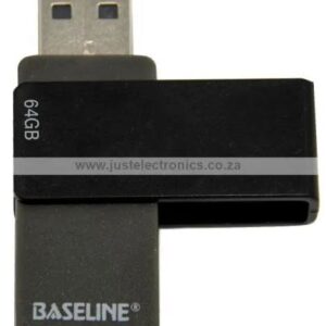 Baseline 64GB USB 2.0 Swivel Memory Stick