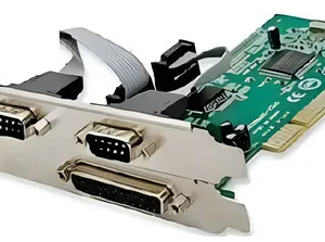Unique PCI‑E 2x Serial & 1x Parallel multi combo card