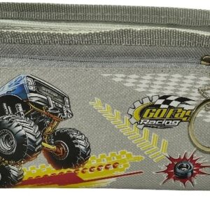 Brainware Go Fast Racing Car Grey Pencil Case